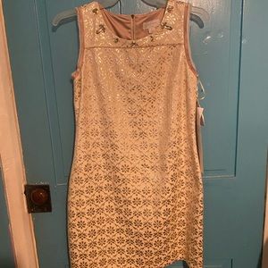 Vintage Champagne Jessica Simpson Dress